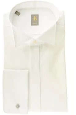 Jacques Britt Slim Fit Galahemd Weiss
