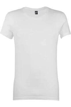 Alan Red James Unterziehshirt Rundhals Doppelpack Weiss