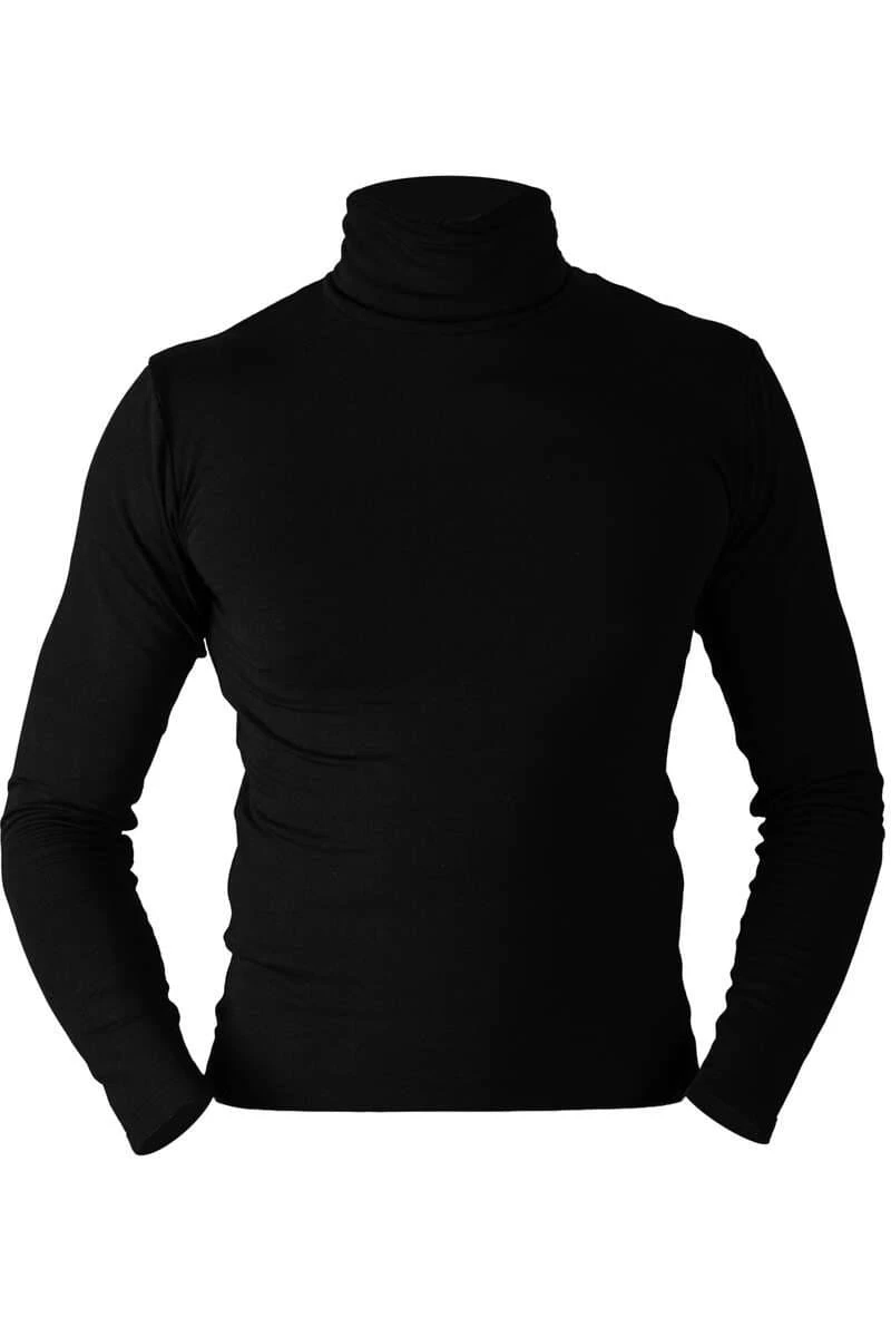 Alan Red Master Regular Fit Herren Rollkragenshirt Schwarz 3 Alan Red Master Regular Fit Herren Rollkragenshirt Schwarz