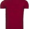 Baileys Regular Fit T-Shirt Rundhals Rot,Einfarbig