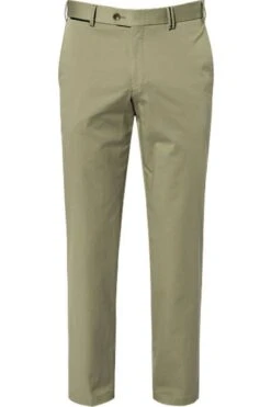 HILTL Peaker S Regular Fit Herren Chino Grün,Einfarbig
