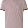 Jupiter Modern Fit Poloshirt Bordeaux, Gemustert