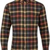 Kronstadt Slim Fit Flanellhemd Schwarz/rot, Kariert -Bekleidung Rabatt Serie KS 1105 MIXCOLOUR 800 1200x1200