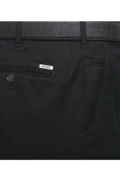 Meyer Modern Fit Herren Chino Schwarz,Einfarbig -Bekleidung Rabatt Serie MY BONN9 3004 09 5 800 1200x1200