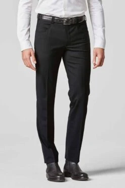 Meyer Casual Regular Fit Herren Stoffhose Schwarz,Einfarbig -Bekleidung Rabatt Serie MY DIEGO9 344 09 2 800 1200x1200