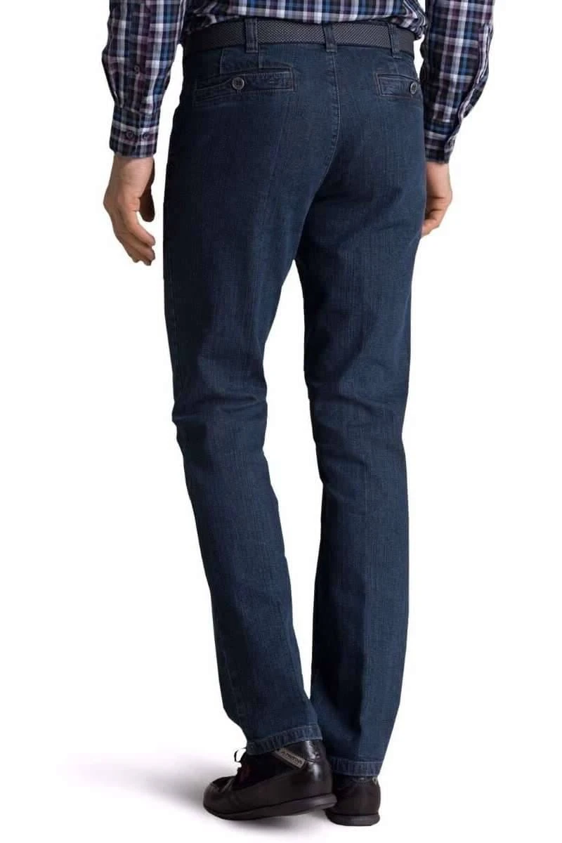 Meyer Regular Fit Herren Jeans Blau 4 Meyer Regular Fit Herren Jeans Blau – Bild 2