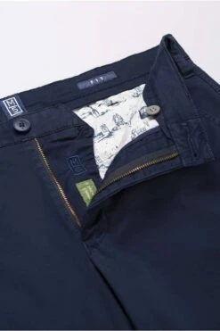 Meyer M5 Slim Fit Herren Chino Blau,Einfarbig -Bekleidung Rabatt Serie MY M5FIT1 6008 18 2 800 1200x1200