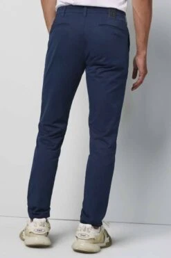 Meyer M5 Slim Fit Herren Chino Blau,Einfarbig -Bekleidung Rabatt Serie MY M5FIT1 6008 18 9 800 1200x1200