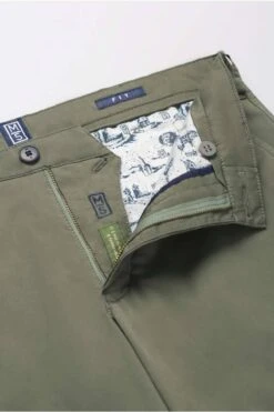 Meyer M5 Slim Fit Herren Chino Dunkelgrün,Einfarbig -Bekleidung Rabatt Serie MY M5FIT1 6008 26 2 800 1200x1200