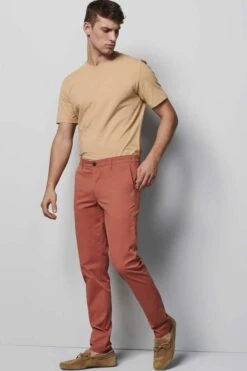 Meyer M5 Slim Fit Herren Chino Braun,Einfarbig -Bekleidung Rabatt Serie MY M5FIT1 6008 48 8 800 1200x1200
