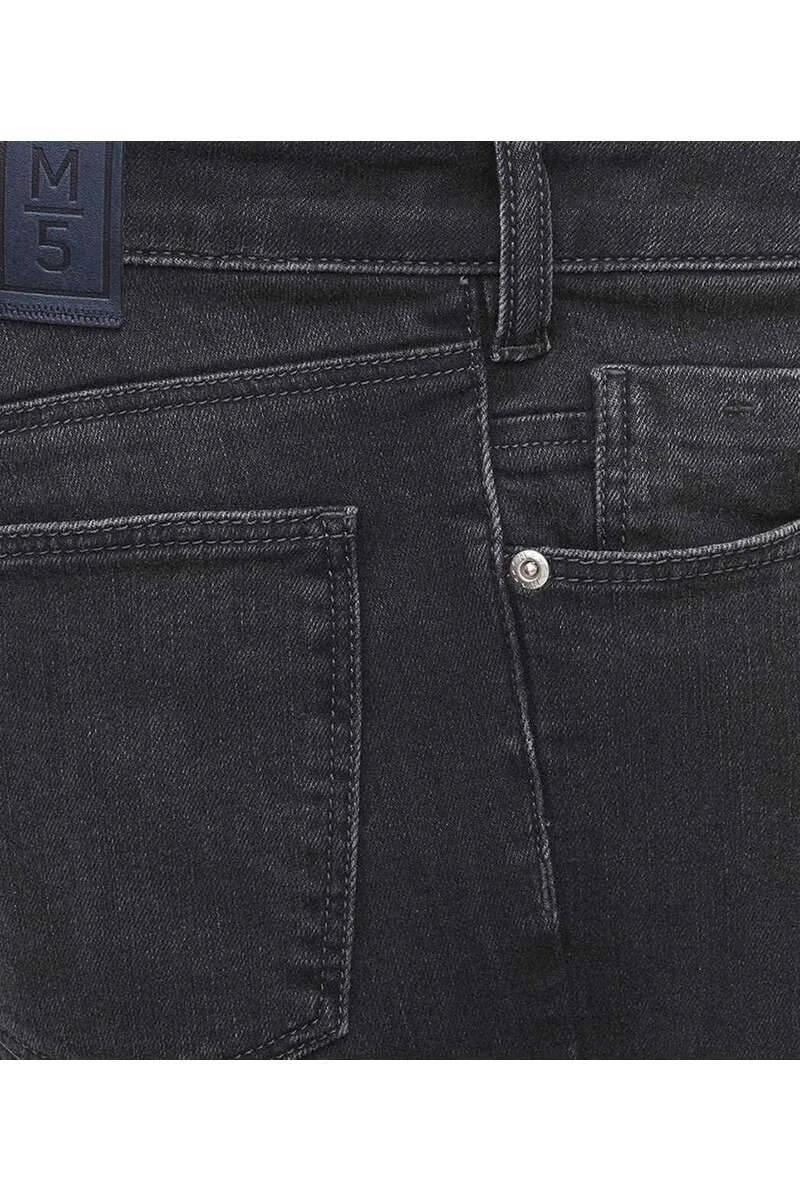 Meyer M5 Slim Fit Five-Pocket Herren Jeans Dunkelgrau 6 Meyer M5 Slim Fit Five-Pocket Herren Jeans Dunkelgrau – Bild 4