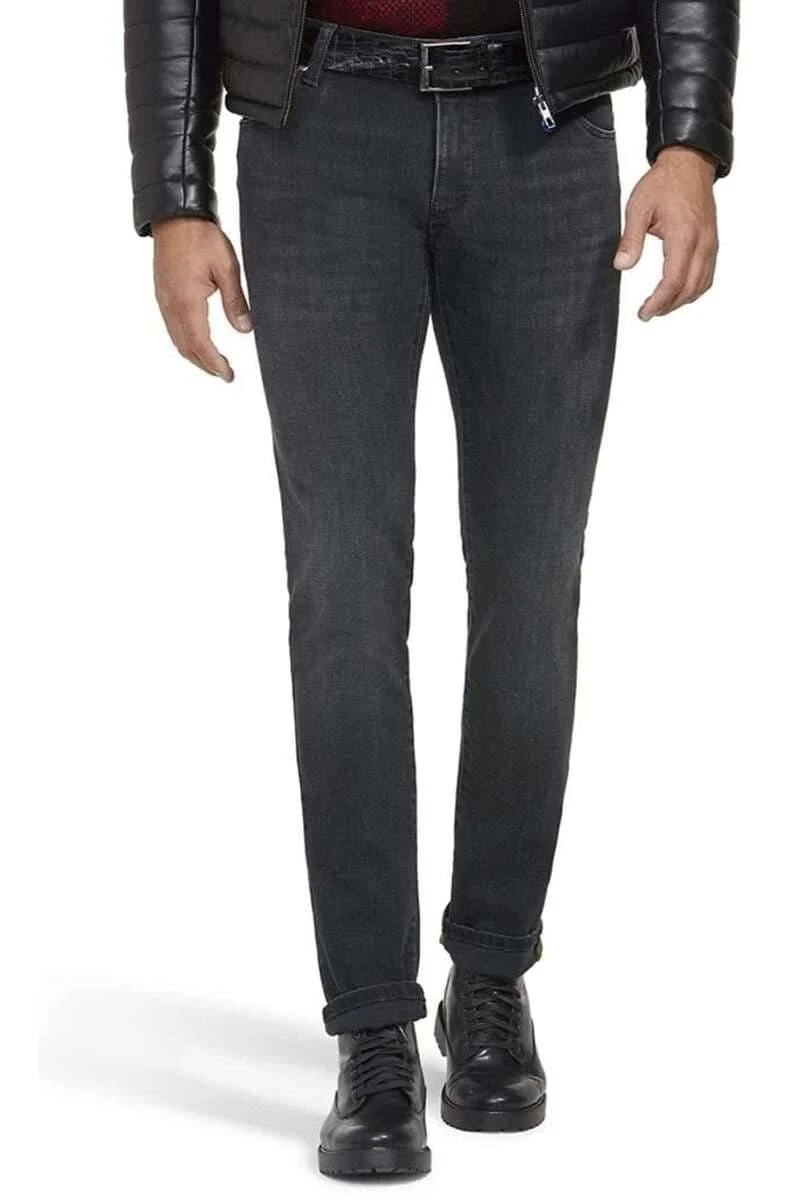 Meyer M5 Slim Fit Five-Pocket Herren Jeans Dunkelgrau 3 Meyer M5 Slim Fit Five-Pocket Herren Jeans Dunkelgrau