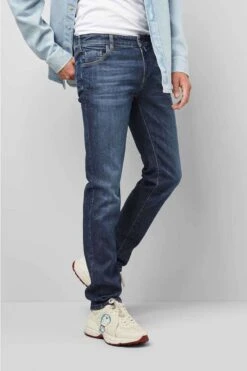 Meyer M5 Slim Fit Five-Pocket Herren Jeans Blau -Bekleidung Rabatt Serie MY M5SLIM9 6242 17 7 800 1200x1200