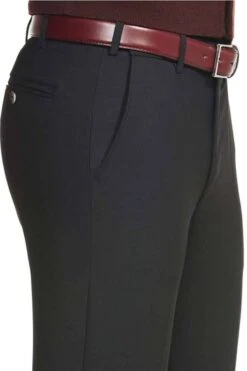 Meyer Flex Regular Fit Herren Stoffhose Schwarz,Einfarbig -Bekleidung Rabatt Serie MY OSLO9 344 09 3 800 1200x1200