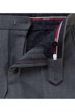 Meyer Regular Fit Herren Stoffhose Mittelgrau,Einfarbig -Bekleidung Rabatt Serie MY ROMA9 344 07 5 800 1200x1200
