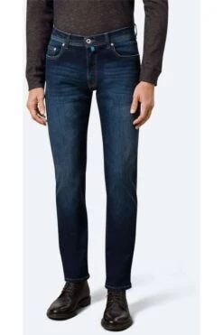 Pierre Cardin Lyon Futureflex Tapered Fit Herren Jeans Blau