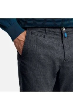 Pierre Cardin Lyon Tapered Fit Herren Chino Schwarz,Pepita -Bekleidung Rabatt Serie PC C3 33757 1012 6312 3 800 1200x1200