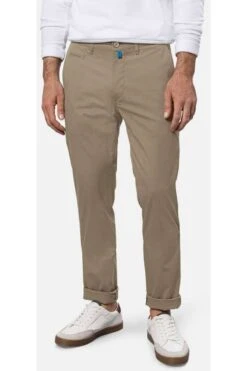 Pierre Cardin Lyon Tapered Fit Herren Chino Koriander,Einfarbig