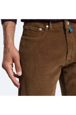 Pierre Cardin Lyon Tapered Fit Five-Pocket Herren Cordhose Braun -Bekleidung Rabatt Serie PC C3 34540 3000 8212 3 800 1200x1200