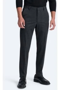 Pierre Cardin Rick Modern Fit Herren Stoffhose Grau,Mille Rayé