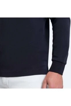 Pierre Cardin Modern Fit Longsleeve Poloshirt Blau, Einfarbig -Bekleidung Rabatt Serie PC C5 30104 3005 6000 4 800 1200x1200