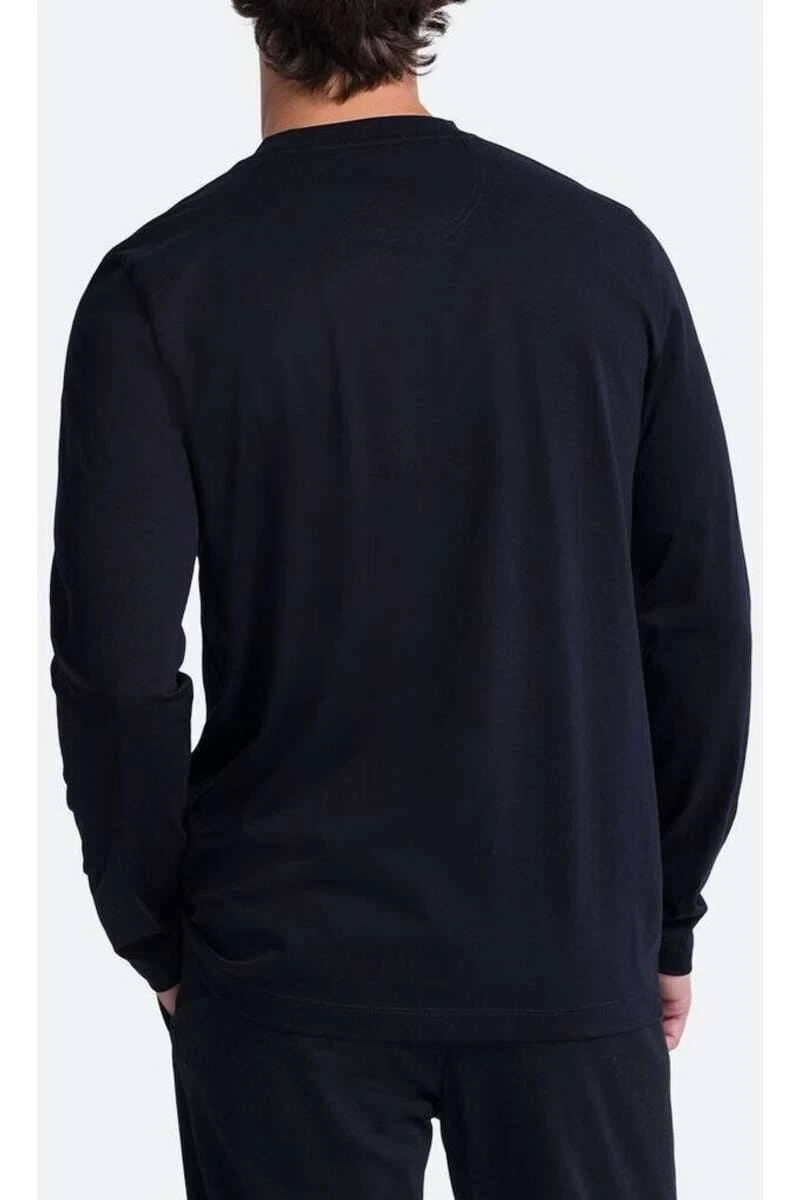 Pierre Cardin Longsleeve Rundhals Blau 5 Pierre Cardin Longsleeve Rundhals Blau – Bild 3