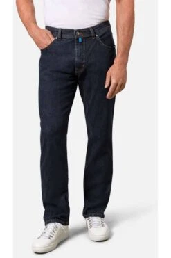 Pierre Cardin Dijon Comfort Fit Five-Pocket Herren Jeans Dunkelblau
