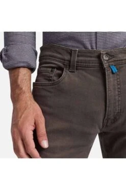Pierre Cardin Lyon Tapered Fit Five-Pocket Herren Jeans Dunkelbraun -Bekleidung Rabatt Serie PC C7 34510 8042 8802 3 800 1200x1200