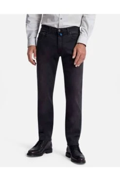 Pierre Cardin Lyon Tapered Fit Five-Pocket Herren Jeans Dunkelgrau
