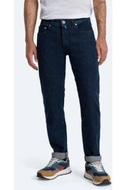 Pierre Cardin Tapered Fit Five-Pocket Herren Jeans Dunkelblau