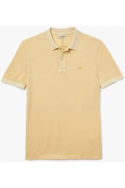 Lacoste Regular Fit Poloshirt Gelb, Einfarbig