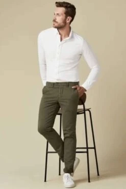 Profuomo Originale Slim Fit Herren Chino Grün,Einfarbig -Bekleidung Rabatt Serie PP0Q0A0004 11 800 1200x1200