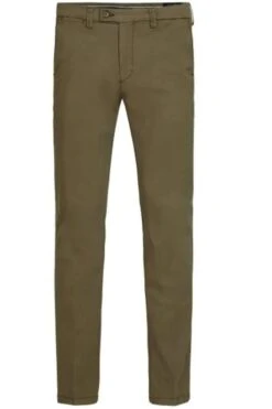 Profuomo Originale Slim Fit Herren Chino Grün,Einfarbig