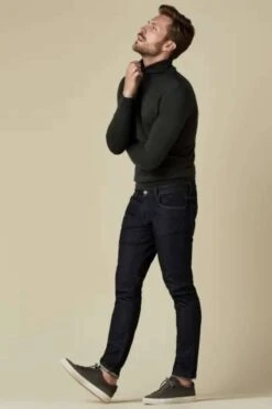 Profuomo Sky Blue Slim Fit Five-Pocket Herren Jeans Indigo -Bekleidung Rabatt Serie PP0Q0C0103 11 800 1200x1200