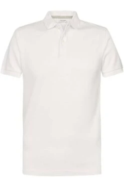 Profuomo Regular Fit Poloshirt Weiss, Einfarbig