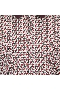 R2 Amsterdam Modern Fit Longsleeve Poloshirt Rot/weiss, Gemustert -Bekleidung Rabatt Serie R2 114 POLO LS 005 080 2 800Ji20liSdeaMsg 1200x1200