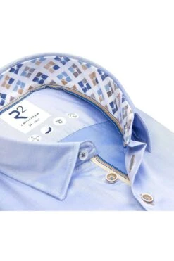 R2 Amsterdam Modern Fit Hemd Hellblau, Einfarbig -Bekleidung Rabatt Serie R2 120 HBD 020 018 1 800 1200x1200