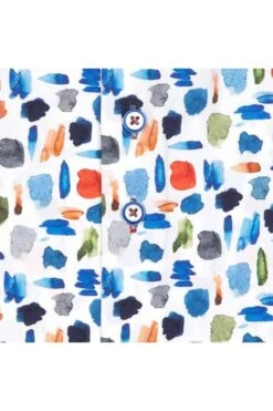 R2 Amsterdam Modern Fit Hemd Blau/rot/weiss, Gemustert -Bekleidung Rabatt Serie R2 120 WSPSS 072 073 2 800 1200x1200