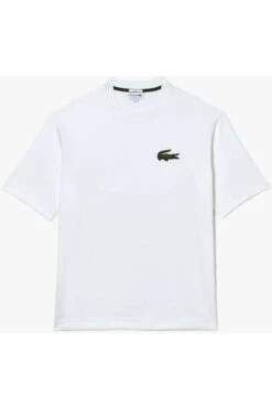 Lacoste Classic Fit T-Shirt Rundhals Weiss,Einfarbig