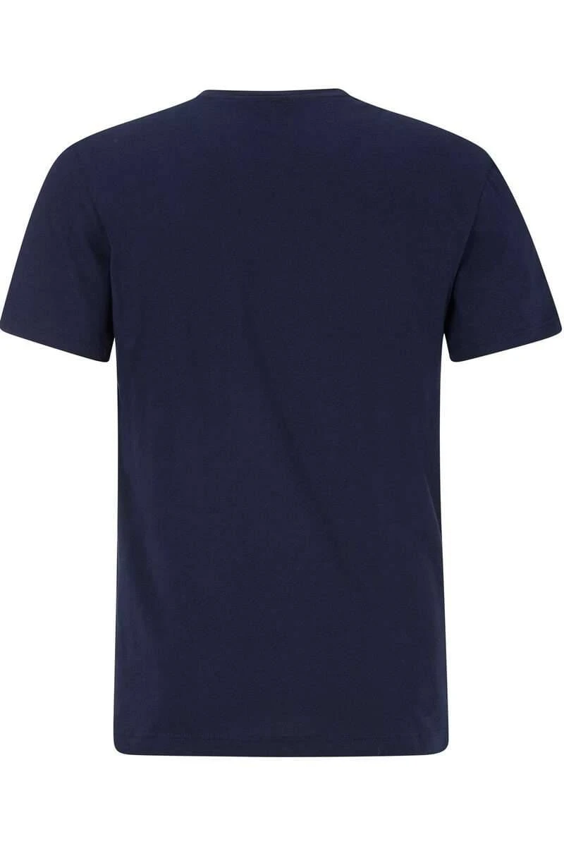 Lacoste Regular Fit T-Shirt Rundhals Navy,Einfarbig 5 Lacoste Regular Fit T-Shirt Rundhals Navy,Einfarbig – Bild 3