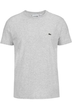 Lacoste Regular Fit T-Shirt Rundhals Hellgrau,Einfarbig